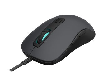 Rapoo N3610 – Mouse ottico con cavo USB, 1000 DPI – Mano destra - grigio