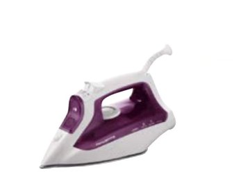 Rowenta DW1120 ferro da stiro Ferro da stiro a secco e a vapore Acciaio inossidabile 2200 W Viola, Bianco