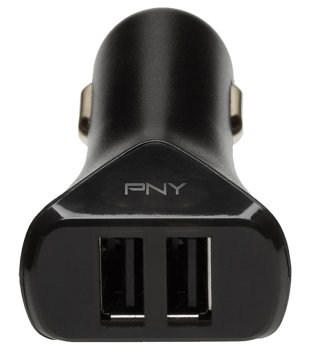 PNY P-P-DC-2UF-K01-RB Caricabatterie per dispositivi mobili Universale Nero Accendisigari Auto