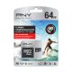 PNY MicroSDXC Turbo Performance 64GB UHS-I Classe 10 5