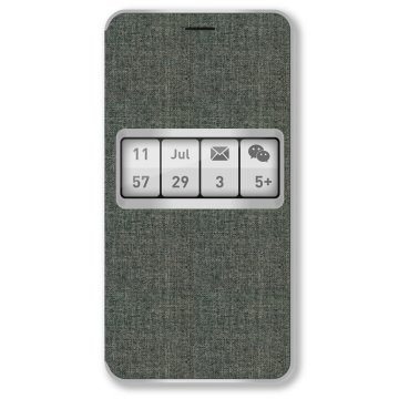 Wiko WiBOARD custodia per cellulare Custodia a libro Grigio