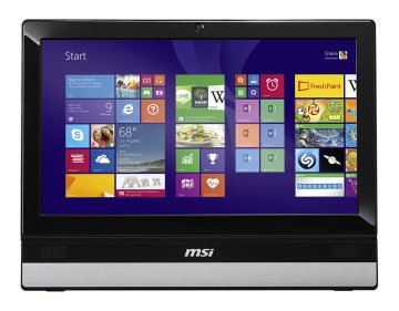 MSI Adora 22 2M-064EU Intel® Core™ i3 i3-4000M 54,6 cm (21.5") 1920 x 1080 Pixel Touch screen PC All-in-one 4 GB DDR3L-SDRAM 1 TB HDD Windows 8.1 Wi-Fi 4 (802.11n) Argento