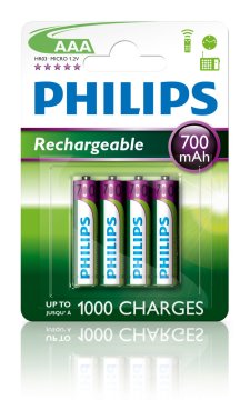 Philips Rechargeables Batteria R03B4A70/10