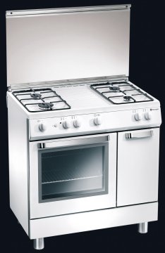 Tecnogas D822WS cucina Gas naturale Gas Bianco A