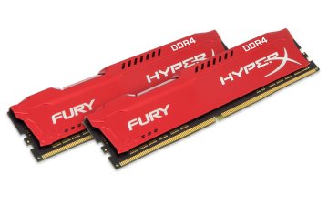 HyperX FURY Red 16GB DDR4 2400MHz Kit memoria 2 x 8 GB