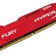 HyperX FURY Red 16GB DDR4 2400MHz Kit memoria 2 x 8 GB 3