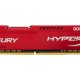 HyperX FURY Red 16GB DDR4 2400MHz Kit memoria 2 x 8 GB 4