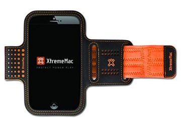 XtremeMac IPP-XSP-93 custodia per cellulare Fascia da braccio Nero, Arancione
