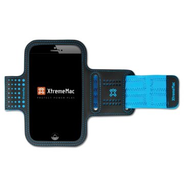 XtremeMac IPP-XSP-23 custodia per cellulare Fascia da braccio Nero, Blu