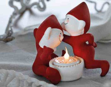 Sirius Home Elf Clumsy & Nosy Figura luminosa decorativa Rosso, Bianco 1 lampada(e) LED