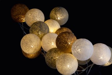 Sirius Home 29419 illuminazione decorativa Ghirlanda di luci decorative Beige, Marrone, Cachi 20 lampada(e) LED