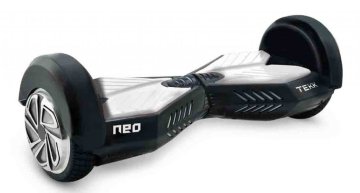 TEKK 8 NEO hoverboard Monopattino autobilanciante 12 km/h 4440 mAh Nero, Bianco