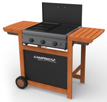 Campingaz 3 Series Classic Adelaide 3 Woody Barbecue Carrello Gas naturale Nero 14000 W