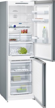 Siemens iQ300 KG36NVI3A frigorifero con congelatore Libera installazione 324 L Acciaio inossidabile