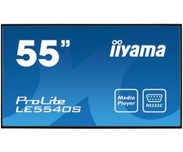 iiyama Prolite LE5540S-B1 Pannello piatto per segnaletica digitale 139,7 cm (55") LED 350 cd/m² Full HD Nero 12/7