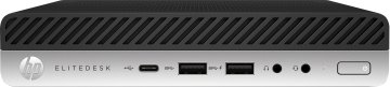 HP EliteDesk 800 G3 Intel® Core™ i7 i7-7700 8 GB DDR4-SDRAM 256 GB SSD Windows 10 Pro Desktop Mini PC Nero, Argento