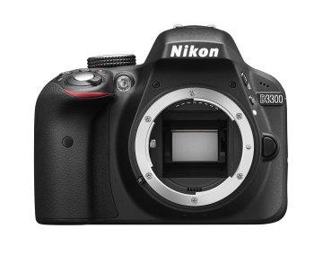 Nikon D3300 + AF-P 18-55mm + SD 8GB Kit fotocamere SLR 24,2 MP CMOS 6000 x 4000 Pixel Nero