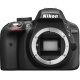 Nikon D3300 + AF-P 18-55mm + SD 8GB Kit fotocamere SLR 24,2 MP CMOS 6000 x 4000 Pixel Nero 2