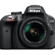 Nikon D3300 + AF-P 18-55mm + SD 8GB Kit fotocamere SLR 24,2 MP CMOS 6000 x 4000 Pixel Nero 5