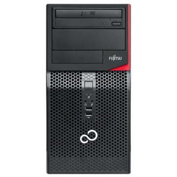 Fujitsu ESPRIMO P556/E85+ Intel® Core™ i3 i3-6100 4 GB DDR4-SDRAM 500 GB HDD Windows 10 Pro Micro Tower PC Nero, Rosso