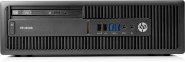 HP EliteDesk 705 G3 SFF AMD PRO A12 PRO A12-9800B 8 GB DDR4-SDRAM 256 GB SSD Windows 10 Pro PC Nero