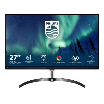 Philips E Line Monitor LCD QHD con Ultra Wide-Color 276E8FJAB/00