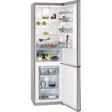 AEG S83920CTX2 frigorifero con congelatore Libera installazione 349 L Stainless steel