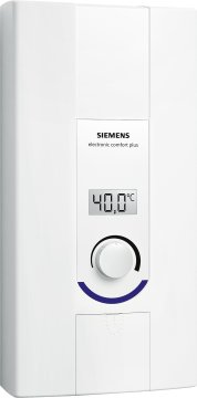 Siemens DE2124527M scaldabagno Verticale Senza serbatoio (istantaneo) Sistema per caldaia singola Bianco