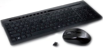 Mediacom M-MCK939 tastiera Mouse incluso RF Wireless Nero