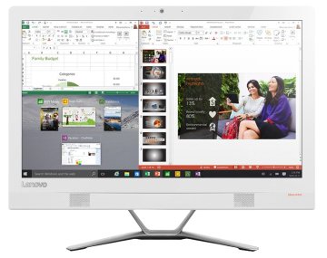 Lenovo IdeaCentre 300 Intel® Core™ i3 i3-6006U 58,4 cm (23") 1920 x 1080 Pixel PC All-in-one 4 GB DDR4-SDRAM 1 TB HDD Windows 10 Home Wi-Fi 5 (802.11ac) Bianco