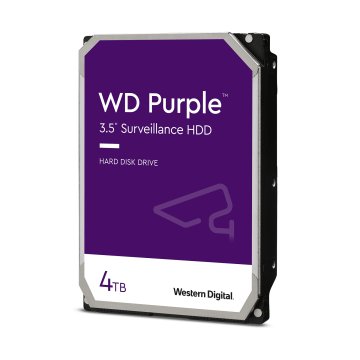 Western Digital Purple disco rigido interno 4 TB 5400 Giri/min 64 MB 3.5" Serial ATA III