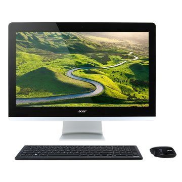 Acer Aspire Z3-715 Intel® Core™ i5 i5-7400T 60,5 cm (23.8") 1920 x 1080 Pixel 4 GB DDR4-SDRAM 1 TB HDD PC All-in-one Windows 10 Home Wi-Fi 5 (802.11ac) Nero, Argento