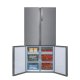 Haier Cube 90 Serie 7 HTF-610DM7 frigorifero multi-door Libera installazione 628 L F Acciaio inossidabile 18