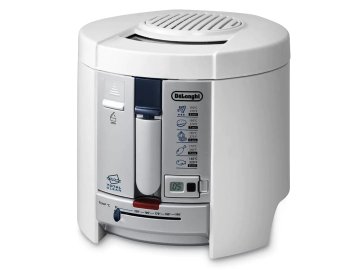 De’Longhi F26237.W1 Singolo Indipendente 1800 W Friggitrice Argento, Bianco