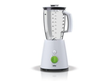 Braun JB 3010 2 L Frullatore da tavolo 800 W Verde, Bianco