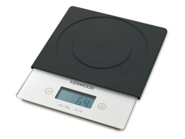 Kenwood AT850B bilancia da cucina Grigio, Bianco Superficie piana Rettangolo Bilancia da cucina elettronica