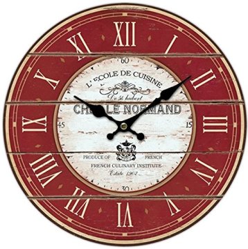 Funny desk 13185 orologio da parete e da tavolo Orologio al quarzo Cerchio Rosso