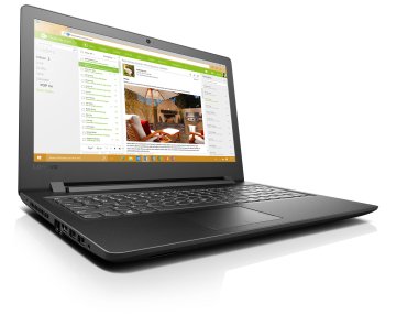 Lenovo IdeaPad 110 Intel® Core™ i3 i3-6006U Computer portatile 39,6 cm (15.6") HD 4 GB DDR4-SDRAM 1 TB HDD Wi-Fi 5 (802.11ac) Windows 10 Home Nero