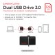 SanDisk Ultra Dual unità flash USB 128 GB USB Type-A / Micro-USB 3.2 Gen 1 (3.1 Gen 1) Nero 7
