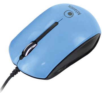 Atlantis Land P009-KM23-BL mouse Ambidestro USB tipo A Ottico 1000 DPI