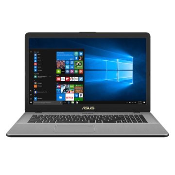 ASUS VivoBook Pro N705UD-GC001T laptop Intel® Core™ i7 i7-7500U Computer portatile 43,9 cm (17.3") Full HD 8 GB DDR4-SDRAM 1 TB HDD NVIDIA® GeForce® GTX 1050 Wi-Fi 5 (802.11ac) Windows 10 Home Grigio,