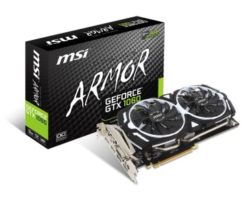MSI ARMOR GeForce GTX 1060 3G OCV1 NVIDIA 3 GB GDDR5