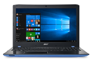 Acer Aspire E E5-553-T7ZR Computer portatile 39,6 cm (15.6") HD AMD A10 A10-9600P 8 GB DDR4-SDRAM 1 TB HDD Wi-Fi 5 (802.11ac) Windows 10 Home Blu