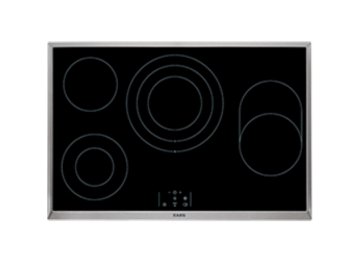 AEG HE834080XB Nero, Stainless steel Da incasso Ceramica 4 Fornello(i)