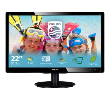 Philips V Line Monitor LCD con retroilluminazione LED 220V4LSB/00