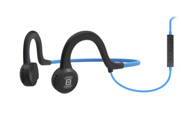 SHOKZ Sportz Auricolare Cablato A clip, A Padiglione Sport Micro-USB Nero, Blu