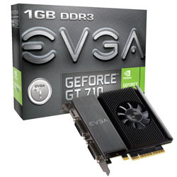 EVGA 01G-P3-2716-KR scheda video NVIDIA GeForce GT 710 1 GB GDDR3