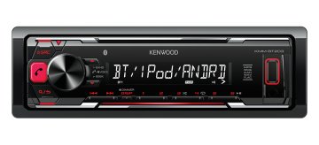 Kenwood Electronics KMM-BT203 Ricevitore multimediale per auto Nero 50 W Bluetooth