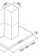 Falmec Plane Cappa aspirante a parete Stainless steel 800 m³/h 3