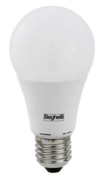 Beghelli 10W E27 Lampadina a risparmio energetico Bianco caldo 3000 K